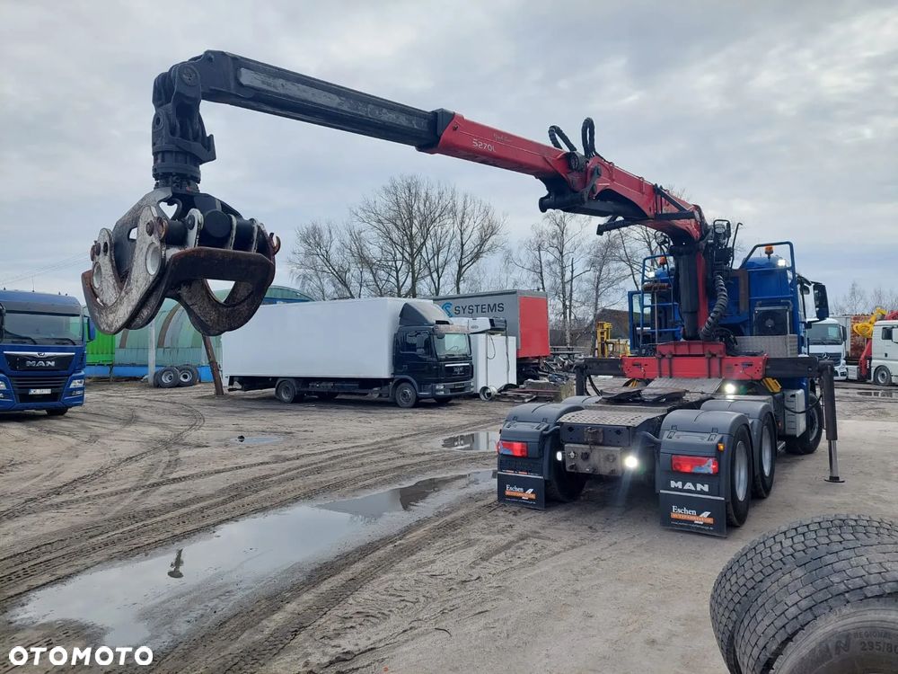 MAN TGS 26-480 6x4 do drewna PALFINGER Epsilon S 270L83