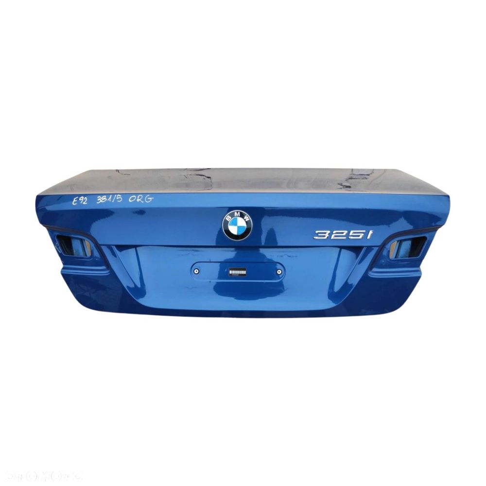 KLAPA BAGAŻNIKA BMW E92 COUPE 381 LE MANS BLAU - 2