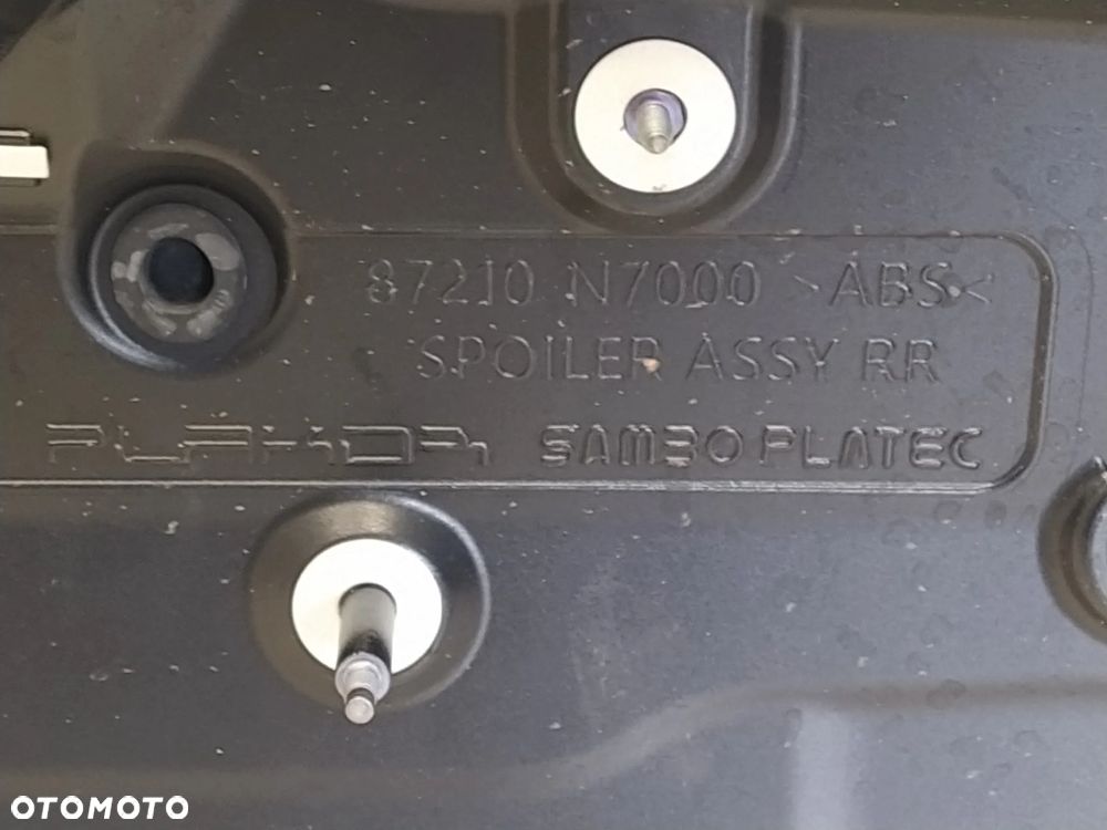 HYUNDAI TUCSON IV 4 2021- SPOILER DOKŁADKA KLAPY TYŁ TYLNA LOTKA ORYGINAŁ KOMPLETNA - 13