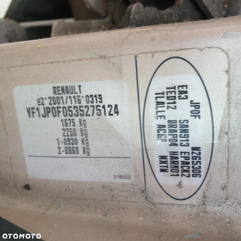 RENAULT MODUS I 1 DRZWI LEWY PRAWY TYL  TED12 - 4