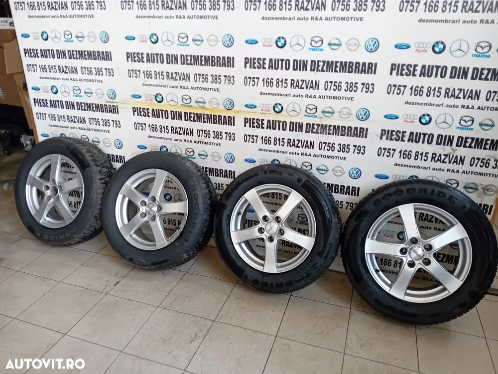 Jante Aluminiu R16 Ford Mondeo Mk4 Galaxy S-Max C-Max Peugeot Citroen 215/60R16 5x108 - 1