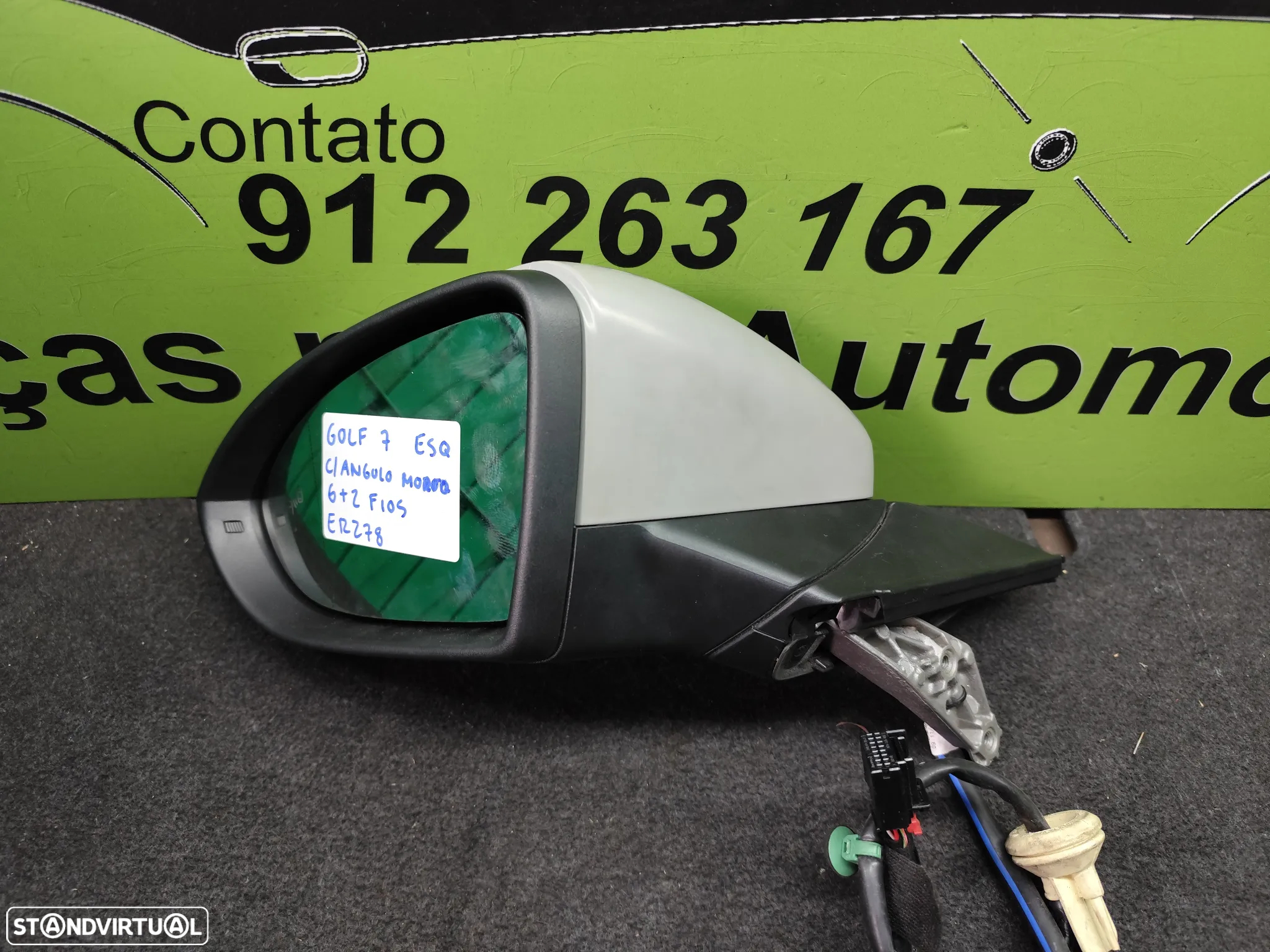 VW GOLF VII 7 ESPELHO RETROVISOR ESQUERDO - ER278 - 4