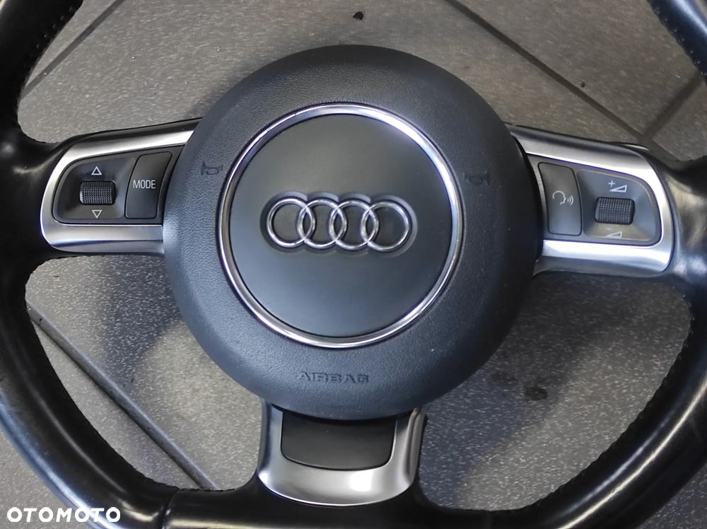 AUDI A3 8P TT LIFT 08-12R S LINE KIEROWNICA MULTIFUNKCJA ŁOPATKI SKÓRZANA 3 RAMIENNA ŚCIĘTA  WYSYŁKA !!!!! - 7