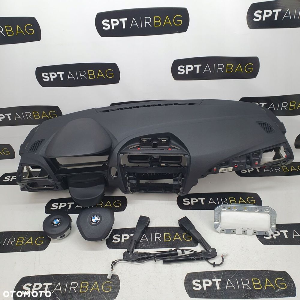 BMW SERIA 1 F20 F21  KOKPIT DESKA KONSOLA PULPIT PODUSZKA AIRBAG AIR BAG PASY KIT SET - 1