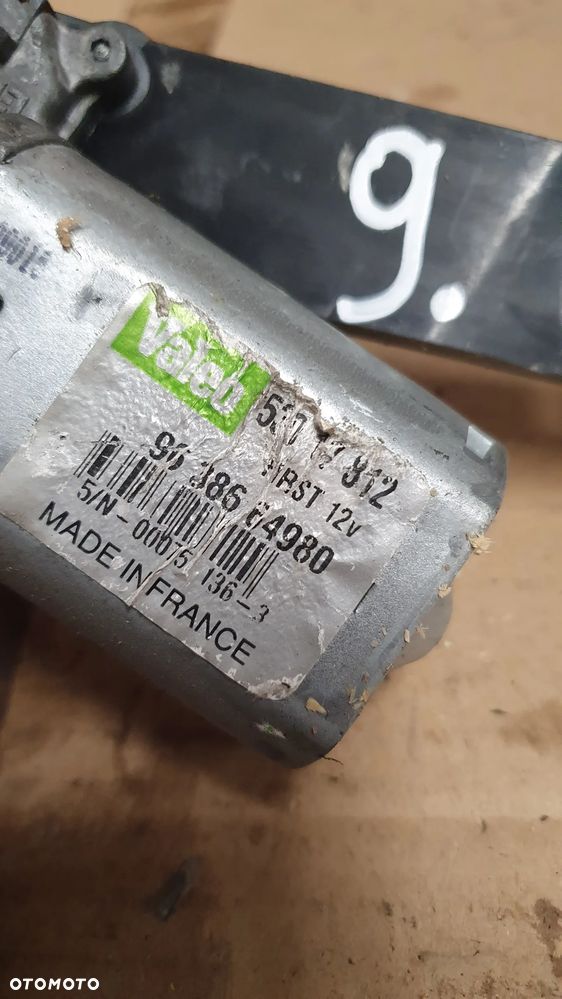 SILNICZEK WYCIERACZKI TYŁ PEUGEOT 206 nr 9638664980  53017812 - 3