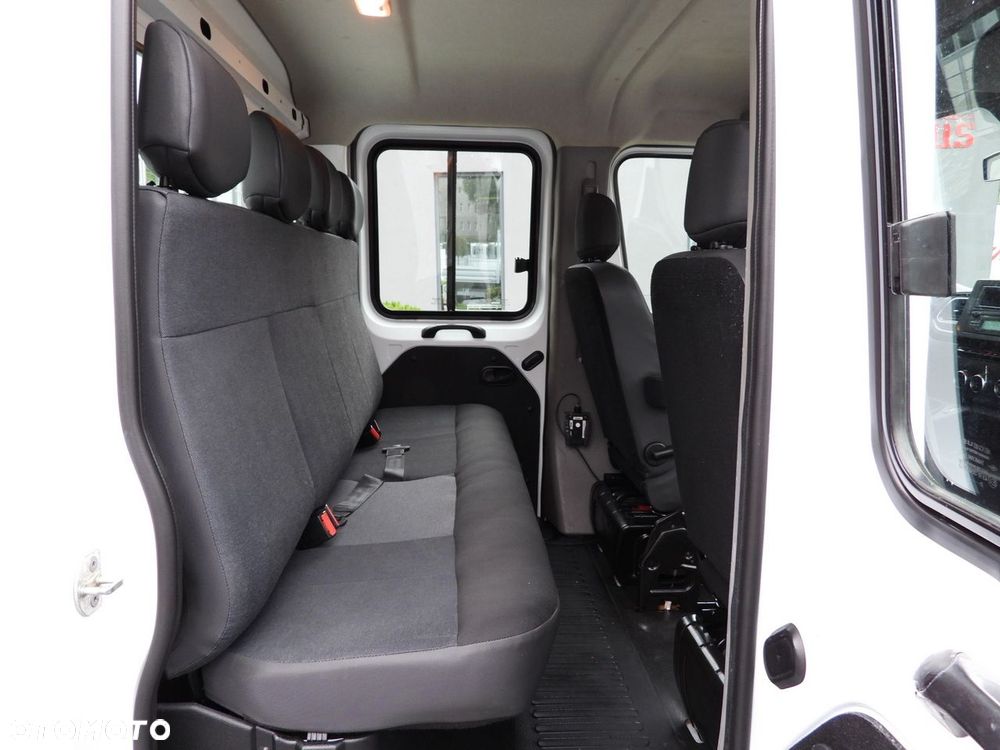 Renault MASTER  WYWROTKA PODWÓJNA KABINA DOKA 6 MIEJSC TEMPOMAT LEDY BLIŹNIACZE KOŁA KLIMATYZACJA  130KM - 39