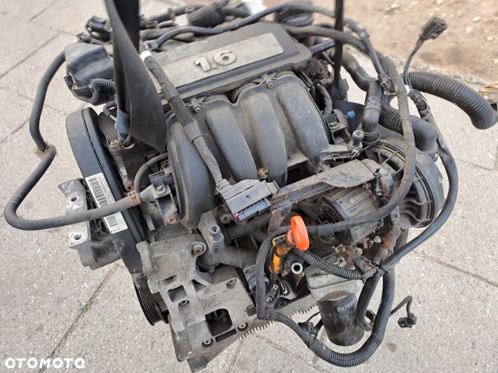 Audi Seat Skoda Volkswagen 1.6 8V 102KM silnik kompletny kod BGU BSF BSE niski przebieg - 1