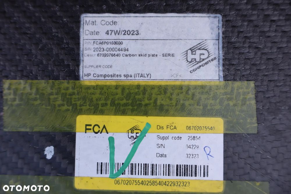 DOKŁADKA NAKŁADKA SPOILER ZDERZAKA PRZÓD MASERATI GRECALE TROFEO 6702076640 6702075540 FCA6P0103000 - 19