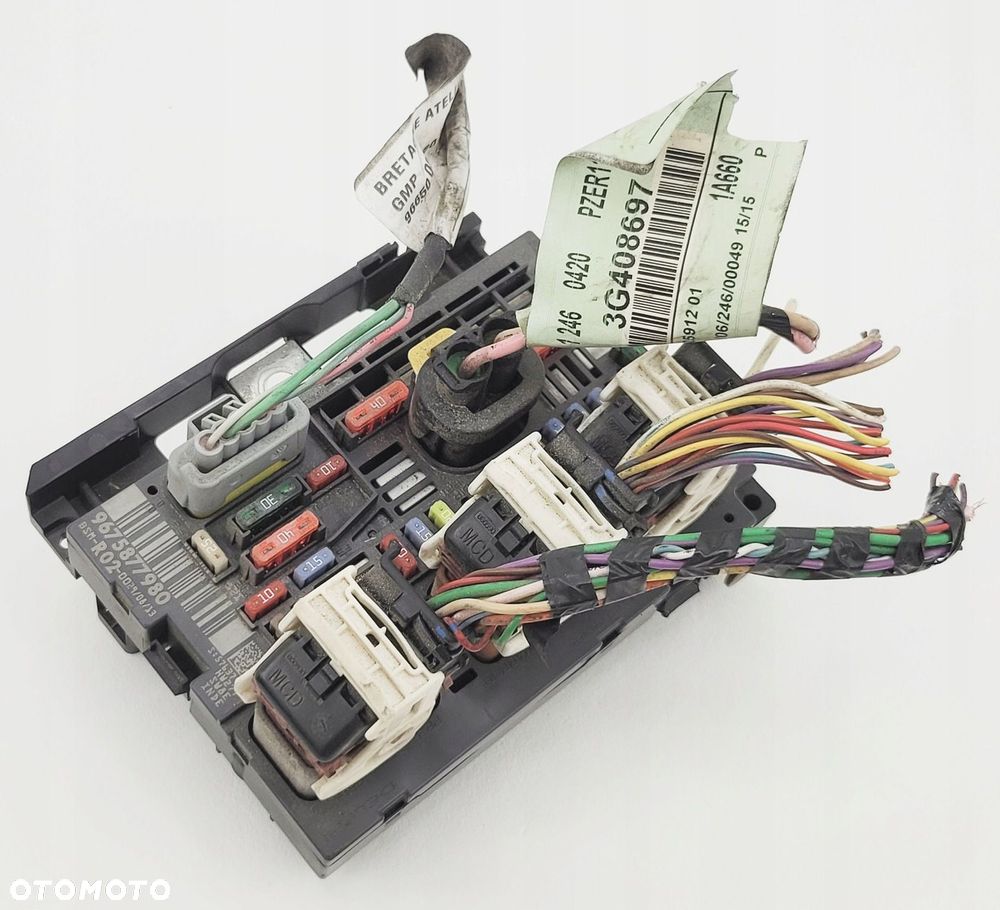 CITROEN C5 III X7 PEUGEOT 9675877980 MODUŁ STEROWNIK BSM  WTYCZKI - 2