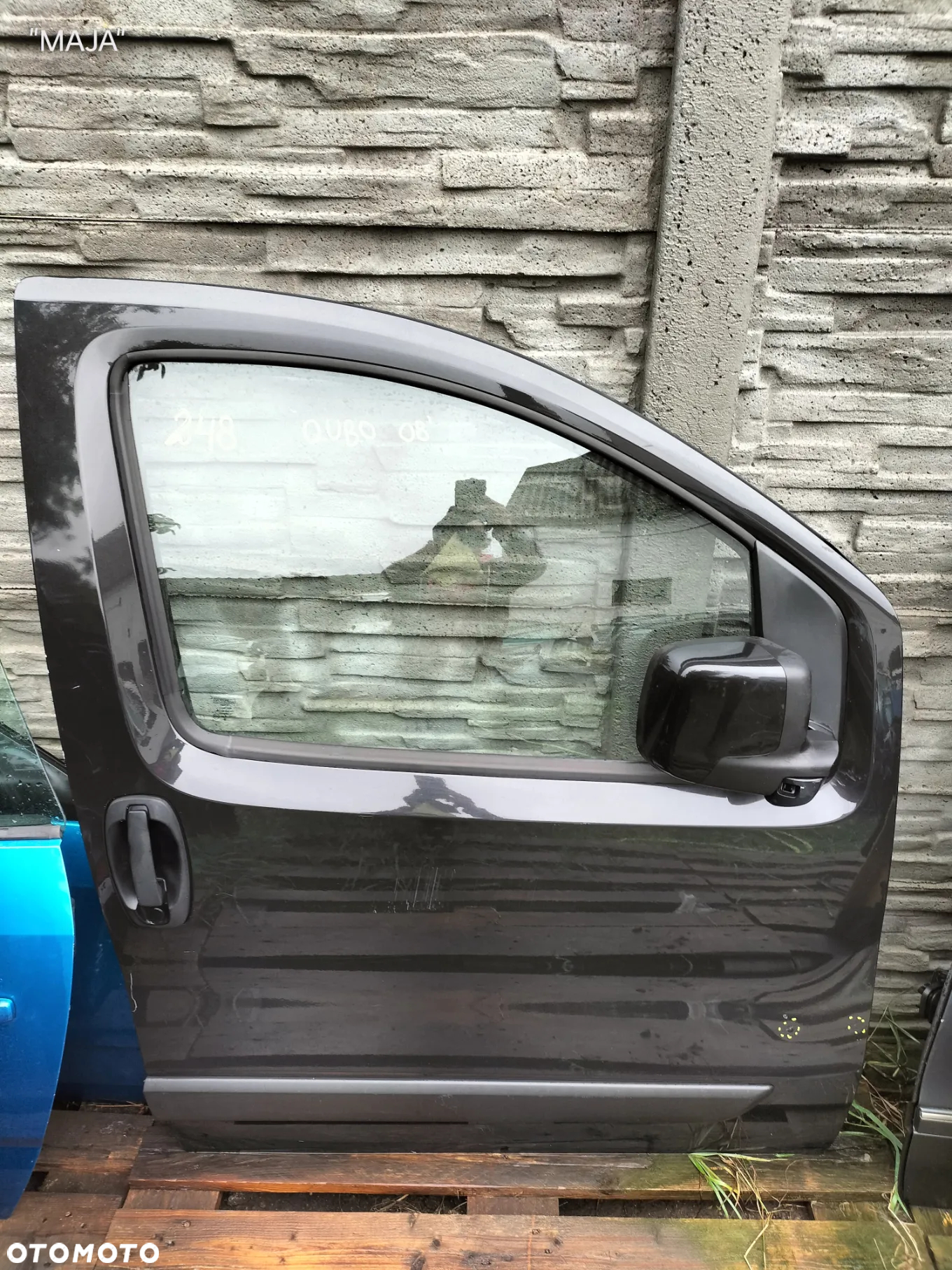 FIAT QUBO CITROEN NEMO PEUGEOT BIPPER DRZWI PRAWE PRZEDNIE PRZÓD KOMPLETNE - 3
