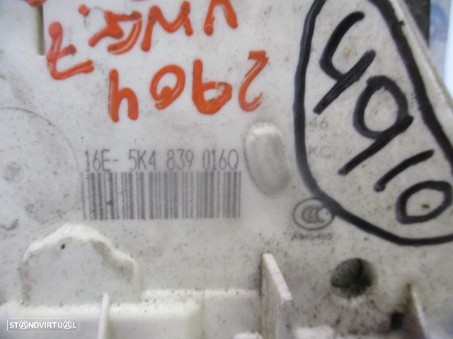 Fecho 5K4839016Q VW GOLF 7 2013 1.2TSI 105CV 5P PRETO T DRT 7 PINOS - 2