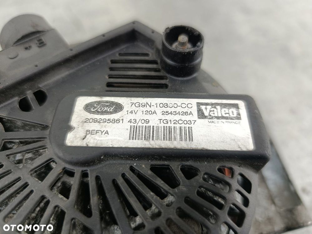 ALTERNATOR FORD FIESTA MK7 7G9N-10300-CC TG12C037 2543426A  1.25 16V - 7