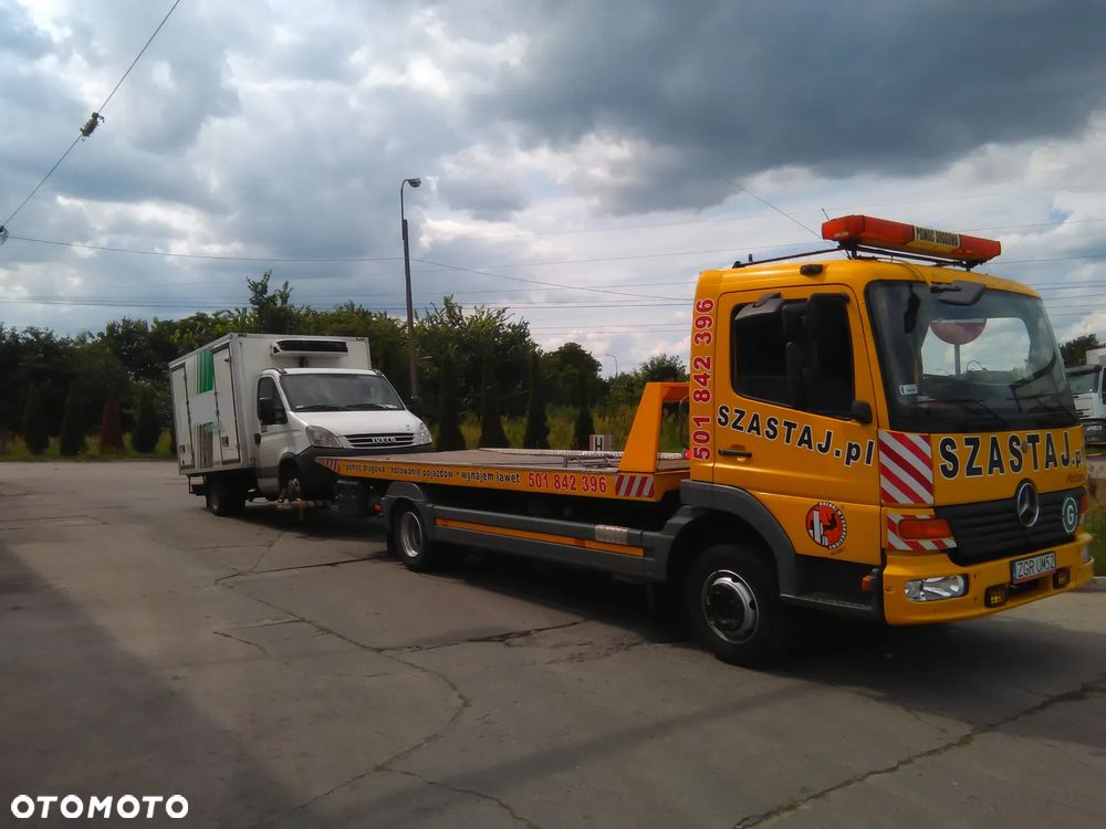 Mercedes-Benz Pomoc Drogowa Lawet Mercedes 917 Hydrauliczna Opuszczana Platforma Wciągarka Widelec Pilot - 5
