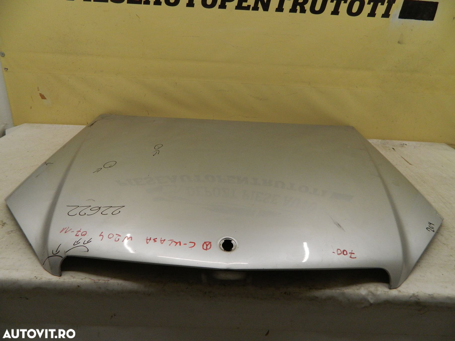 Capota motor Mercedes C-Class W204, 2007, 2008, 2009, 2010. - 8