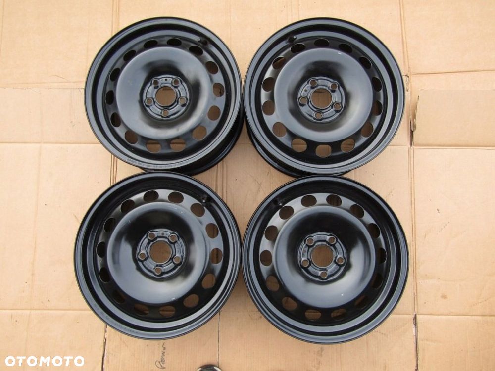 FELGI STALOWE 16 VW T-Cross Polo V VI Arona Ibiza Skoda Scala 6J 5x100 ET40 - 1