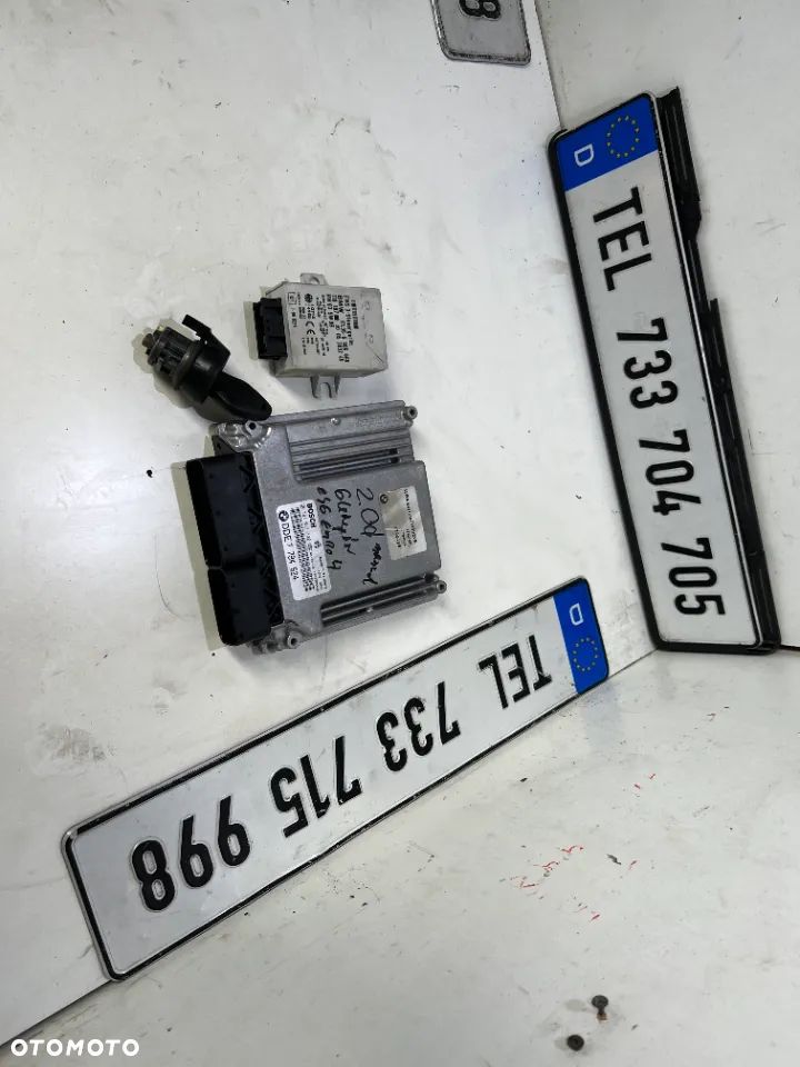 Zestaw do odpalenia Bmw e46 2.0d 150km manual euro komputer ews klucz ze stacyjką - 1