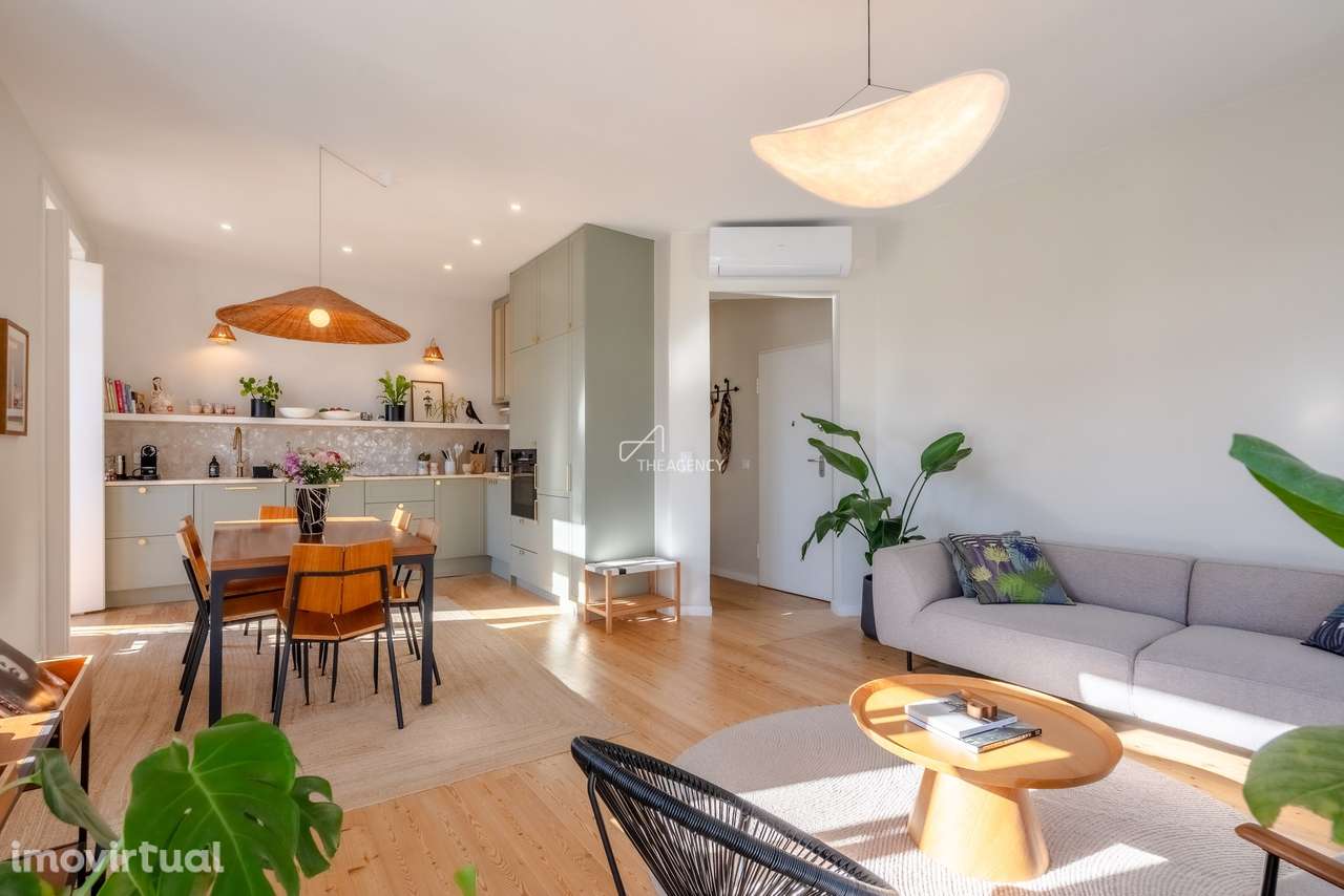 Amplo Apartamento T3+1 Renovado com Luz Natural e Espaço Exterior pert - Grande imagem: 4/60