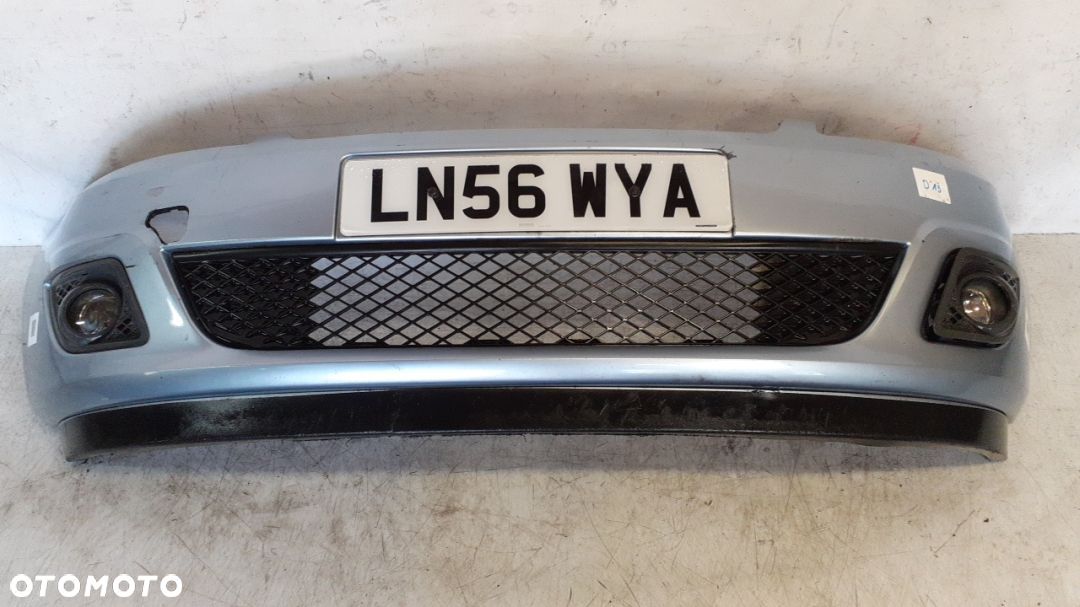 * ZDERZAK PRZÓD PRZEDNI DO FORD FIESTA MK6 VI LIFT FL BŁĘKITNY J4 HALOGENY - 1