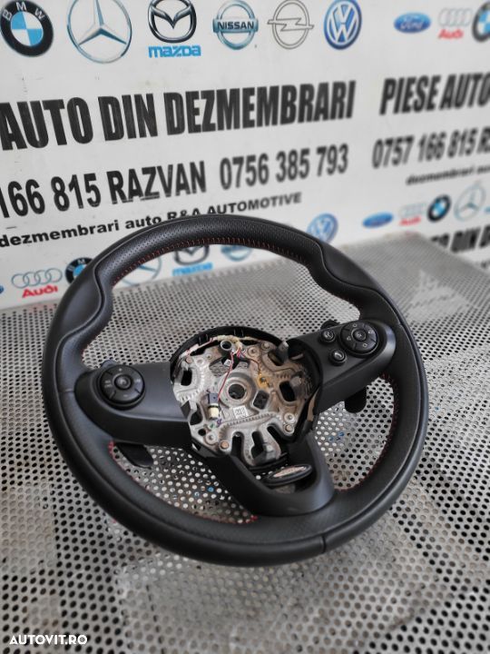 Volan Din Piele Cu Padele Mini Cooper One Clubman Countryman S John Cooper Works F54 F55 F56 F57 F6 - 1