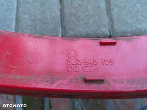 ODBLASK ZDERZAKA LEWY TYŁ TYLNY SKODA OCTAVIA III 5E LIFTBACK 5E5945105 - 4