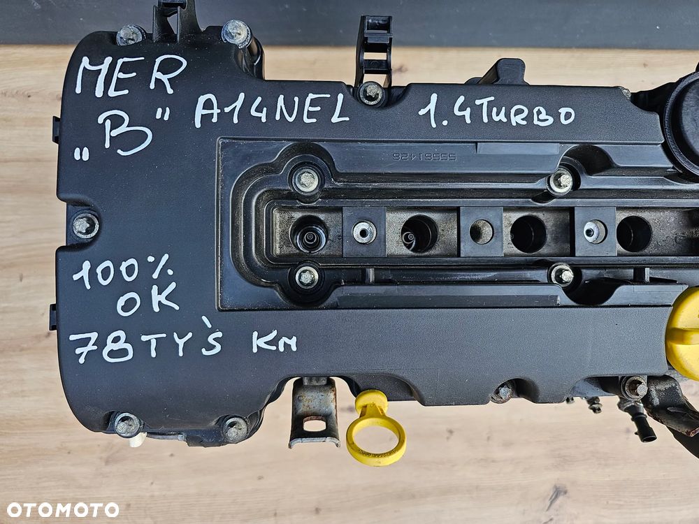 SILNIK OPEL ASTRA J CORSA D E MERIVA B MOKKA ZAFIRA C 1.4 T TURBO A14NEL 78000km NIEMCY - 3