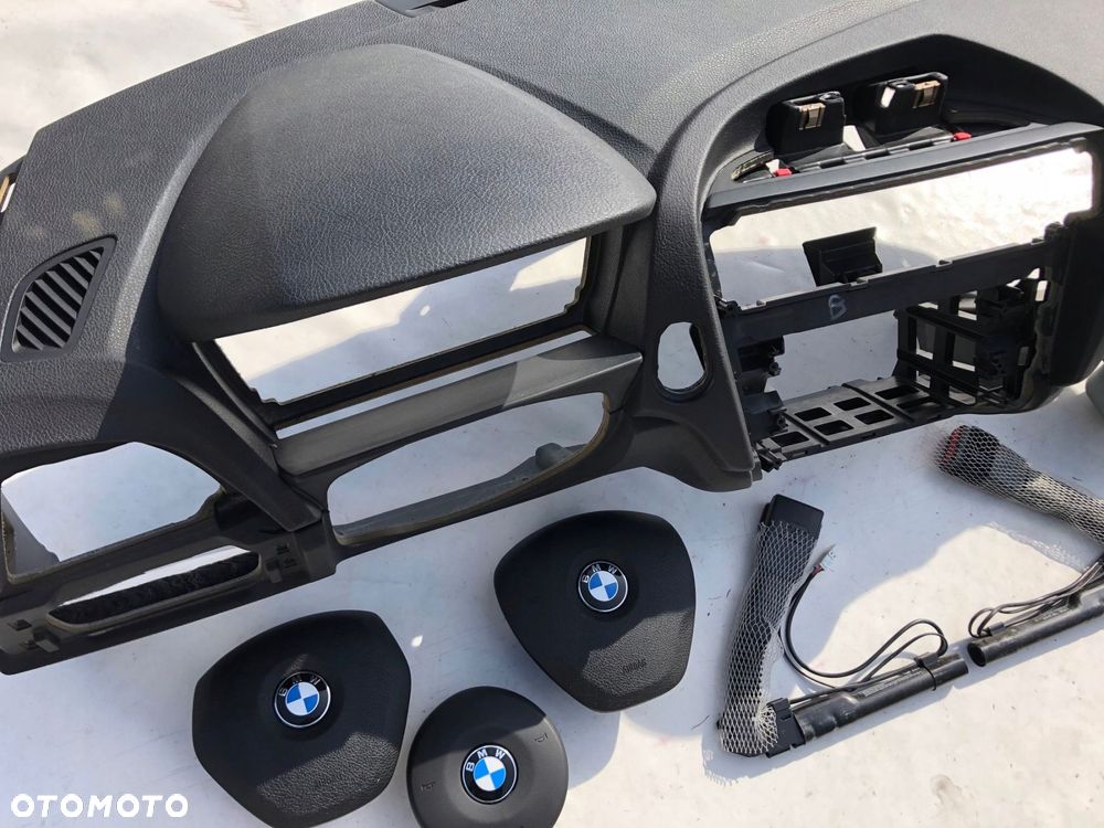 bmw 1 f20 f21 deska kokpit konsola poduszki pasy - 5
