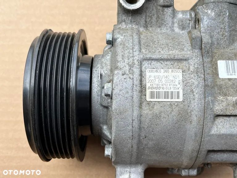 SPRĘŻARKA KLIMATYZACJI KOMPRESOR POMPA 8E0260805CC AUDI PORSCHE SEAT VW - 2