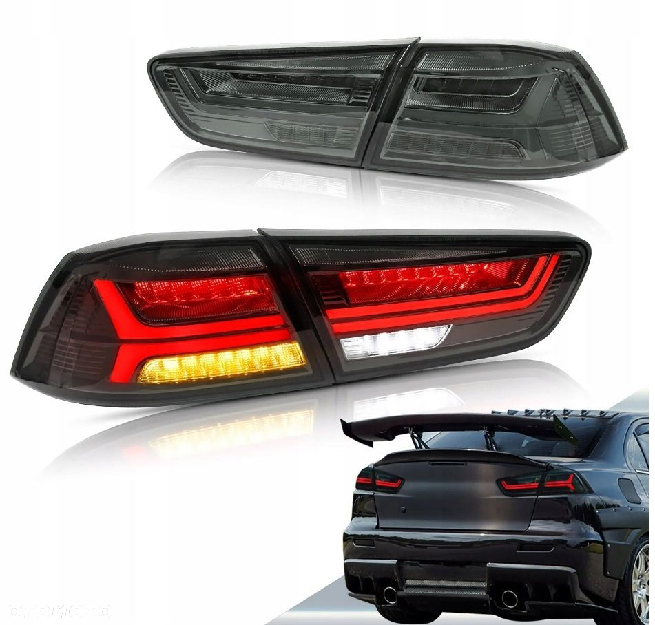 Lampy tyl ne kpl Full Led Bar Neon Diody Tuning Mitsubishi Lancer VIII 8 - 2