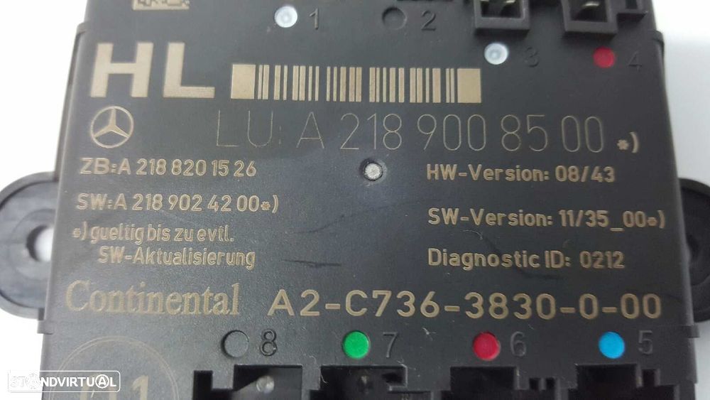 CENTRALINA/BOMBA FECHO CENTRAL MERCEDES CLASE E (W212) LIM. 220 CDI BLUEEFFICIEN... - 3