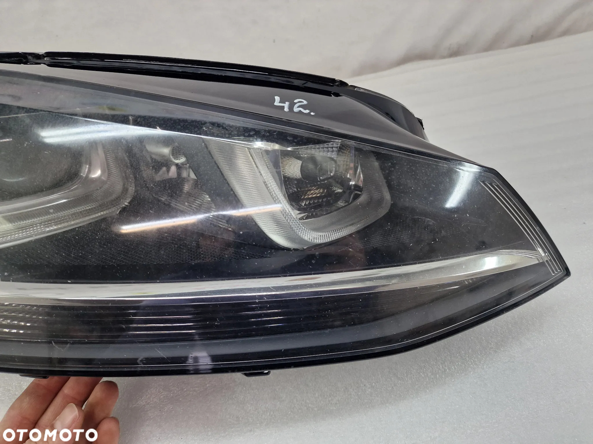 VW GOLF VII 5G0 12- PRAWY BI-XENON BIXENON SKRĘTNY PRAWA LAMPA PRZEDNIA PRZÓD , NR 5G1941752 , NR AUKCJI LPP42 - 9