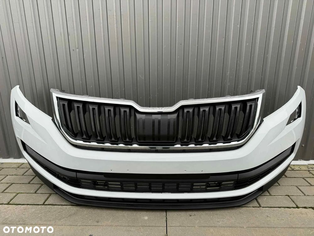Skoda Kodiaq I Zderzak Przód Przedni Kompletny grill LS9R 4xPDC 2016-2021r. - 1
