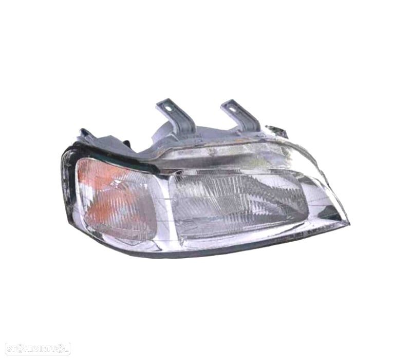 FAROL DIR OPTICAS HONDA CIVIC 5P 97-01 FUNDO CROMADO - 1