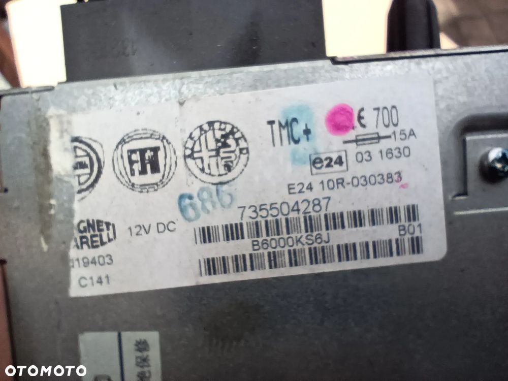 Fiat Croma 2 II fl Lift (08-11) 735504287 radio fabryczne nawigacja panel ekran wyświetlacz cd navi sd - 8