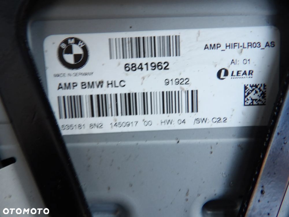 BMW - F31 - WZMACNIACZ - GŁOŚNIKI - NAGŁOŚNIENIE - HARMAN - TOP HIFI - KOMPLET - 6841962  9210150  9210149 - 8