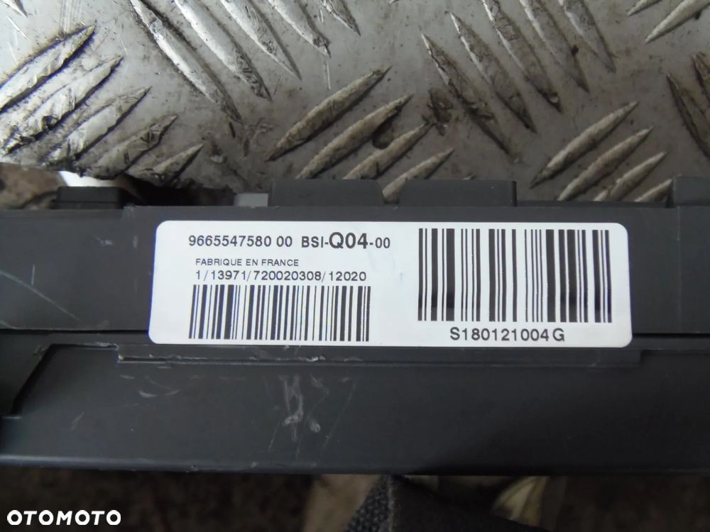 PEUGEOT 508 SKRZYNKA MODUŁ BSI 9665547580 2.0 HDI - 2