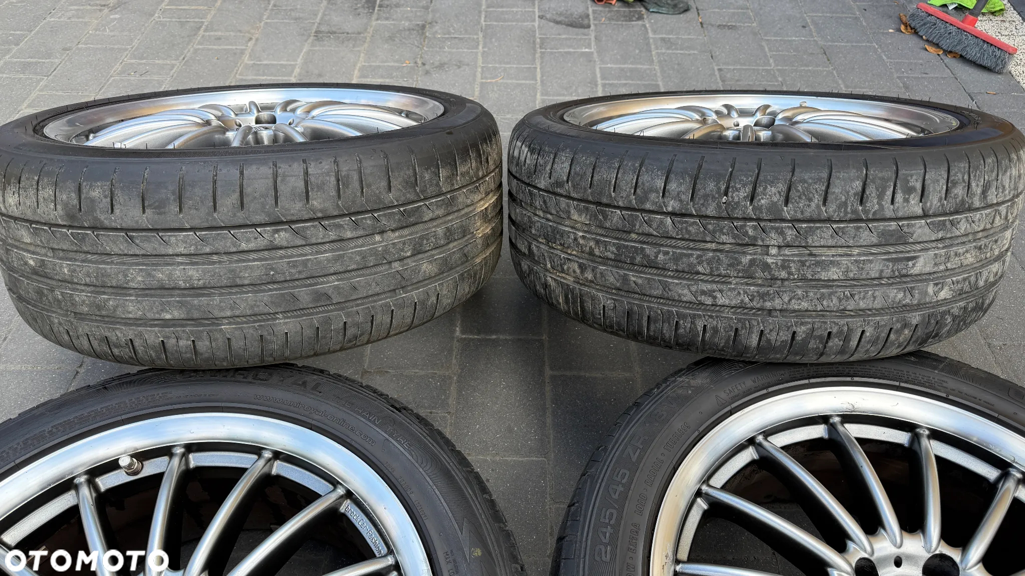 Koła aluminiowe 245/40 Brock R18 5x120 alufelgi ET37 8J Bmw 245/45 - 8