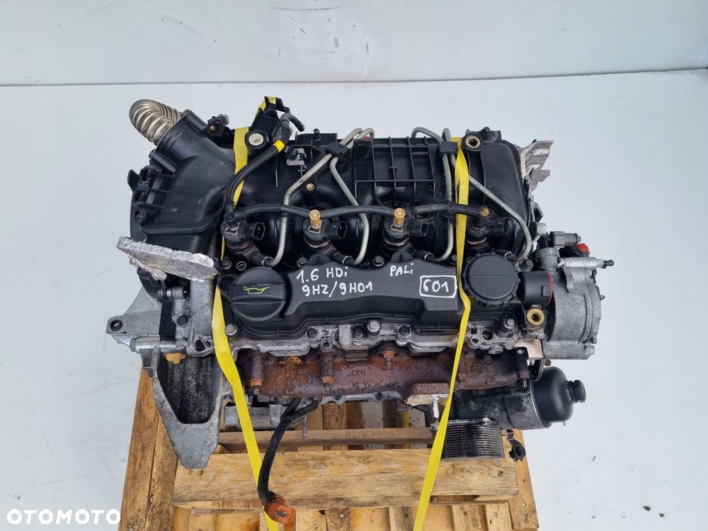 SILNIK KOMPLET Citroen C5 III 1.6 HDI 109KM pali 9HZ 9H01 - 3