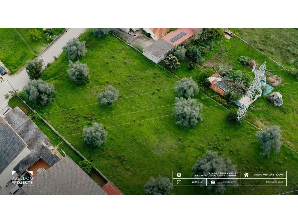 Terreno | 2607 m² | Arzila, Coimbra - Grande imagem: 3/6