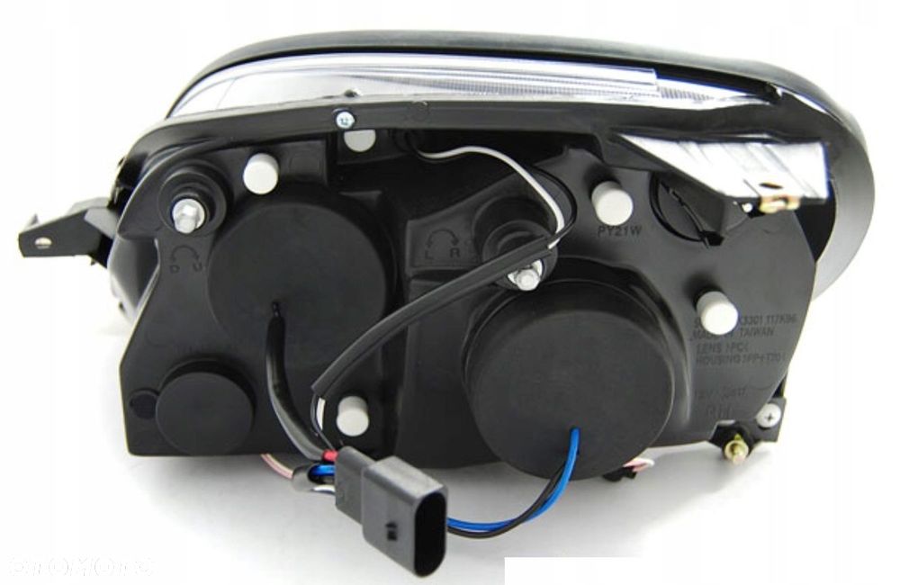 Reflektor Lampy kpl Ringi Angel Eyes Led CCFL Tuning Mercedes Slk r 170 - 5