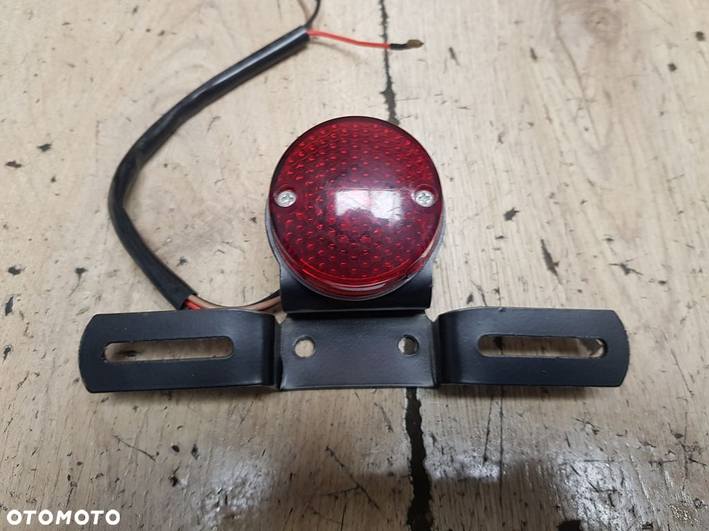 Lampa tył uchwyt tablicy Harley Cafe Racer Bobber Chopper Drag - 2