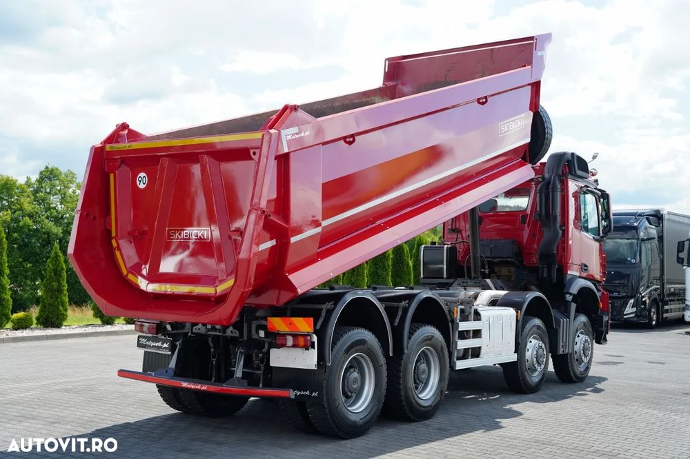 Mercedes-Benz AROCS 4145 / 8x8 / BASCULATOR SPATE / SKIBICKI / EURO 6 - 6