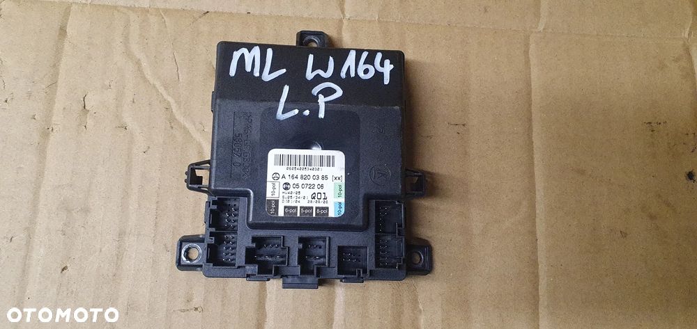 Moduł sterownik drzwi lewy przód Mercedes ML W164 A1648200385 - 1