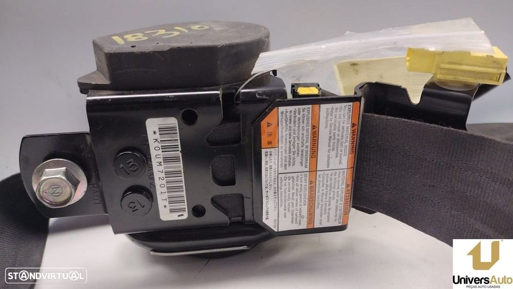 CINTO SEGURANÇA FRONTAL ESQUERDO HONDA FR-V 2007 -6082752A - 2