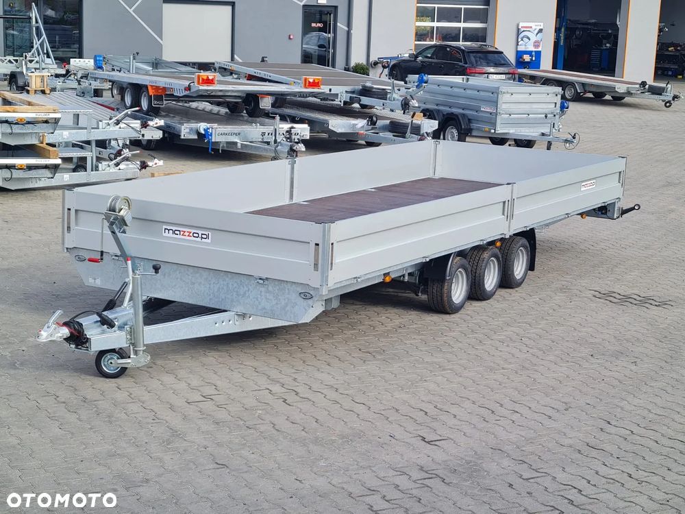Niewiadów Dostawa Przyczepo-laweta 600x210 cm DMC3500kg BURTY ALUMINIOWE, KOŁO ZAPASOWE, AMORTYZATORY OSI - 4