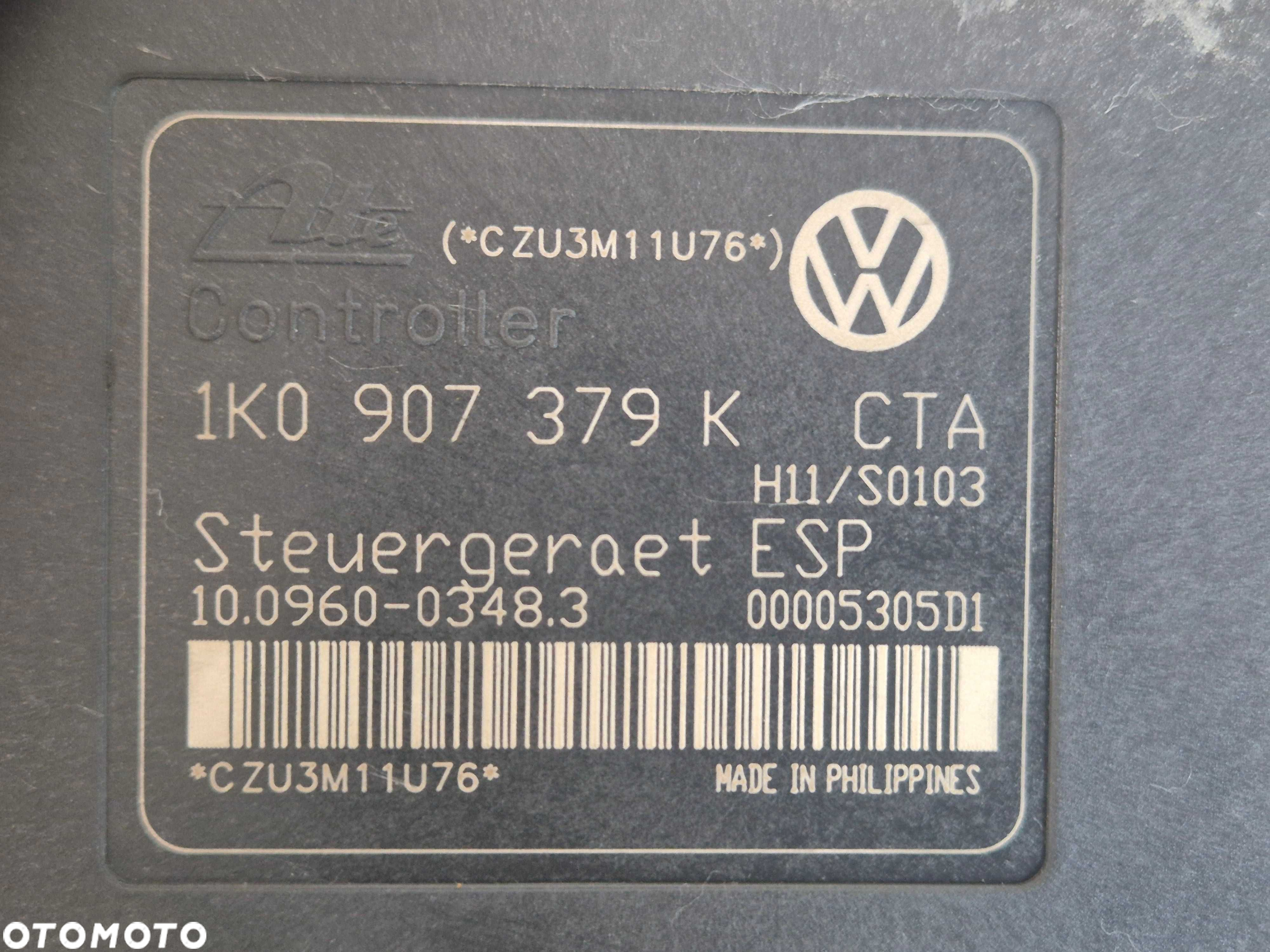 vw golf v touran altea leon toledo pompa sterownik abs esp - 6