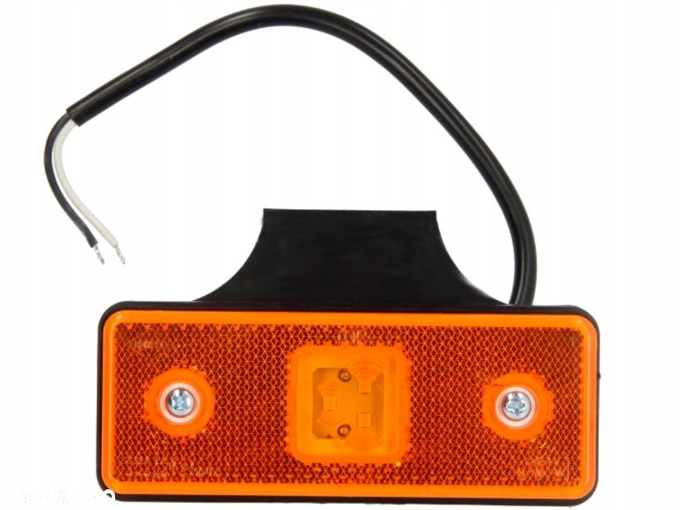 ŚWIATŁO OBRYSOWE LAMPA LAMPKA OBRYSOWA POMARAŃCZOWA PRAWA LEWA 12/24V LED - 1