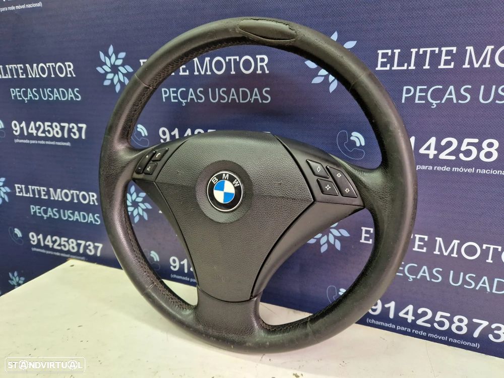 Volante usado pele com airbag BMW SERIE 5 520D E60 PRE LCI - 2