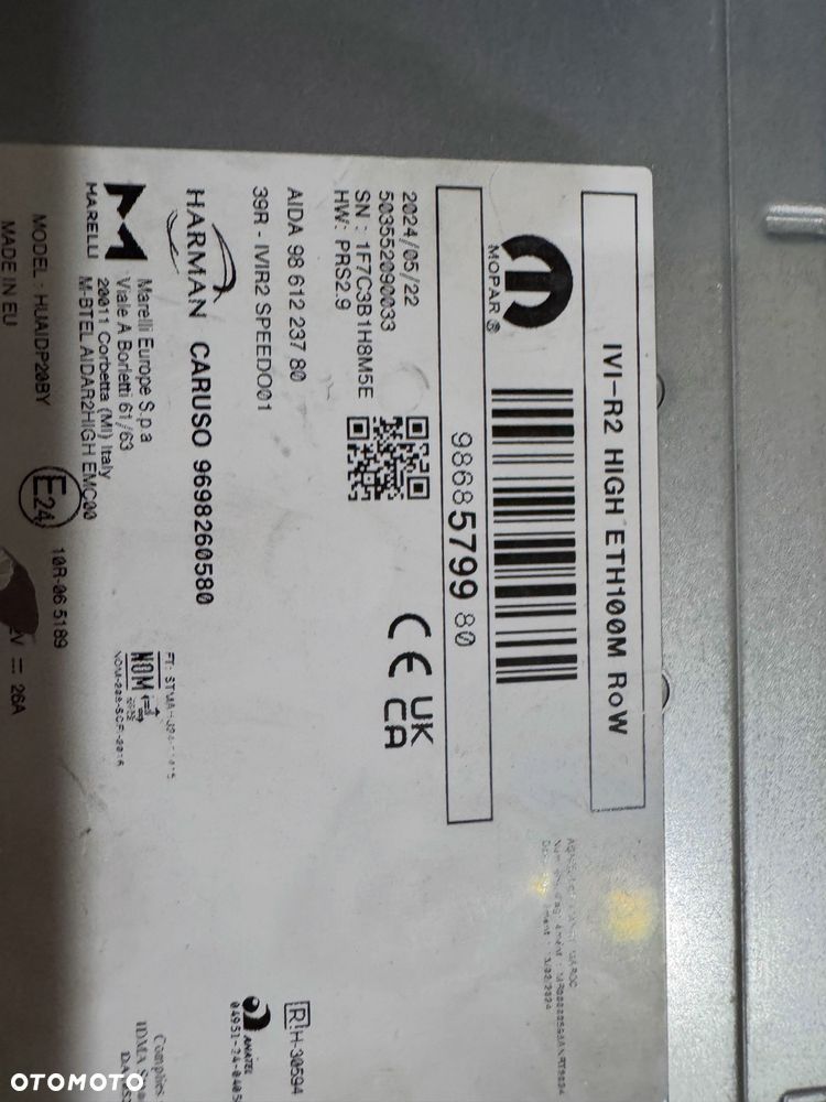 RADIO NAWIGACJA PEUGEOT 3008 5008 III 23- r 9868579980 - 2
