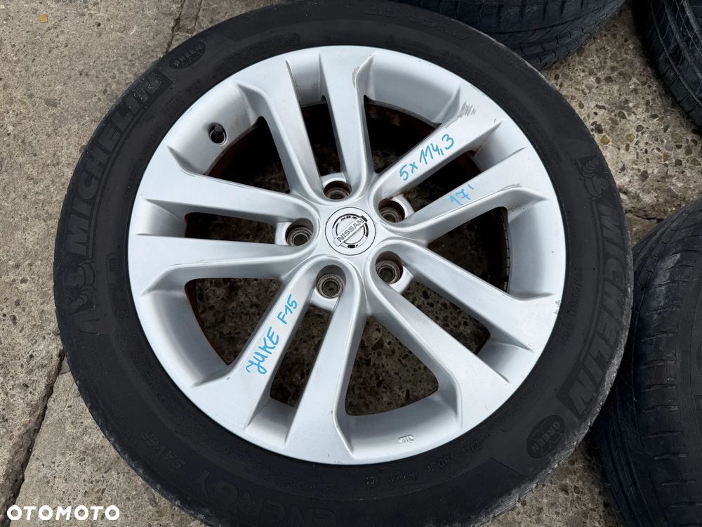 Felgi 17' koła Nissan Juke F15 N45701 5x114,3 17x7J ET40 centr 66,1 OE - 2