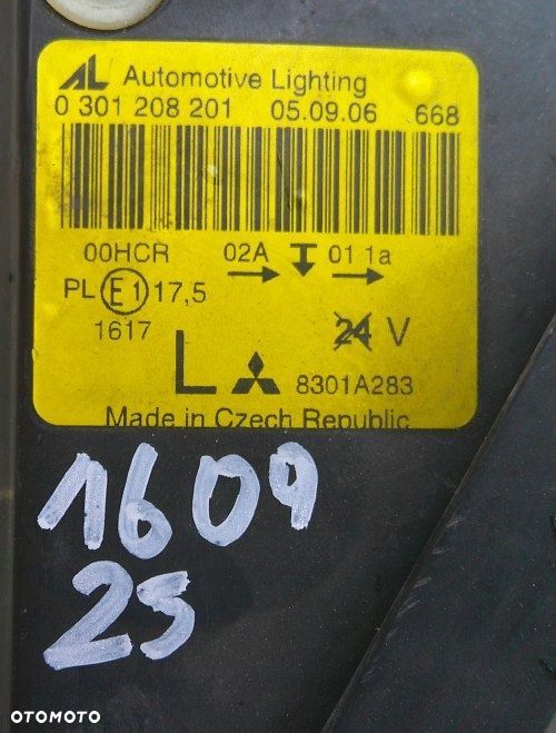 MITSUBISHI COLT VI LAMPA LEWA PRZEDNIA 8301A283 ORYGINAŁ - 6